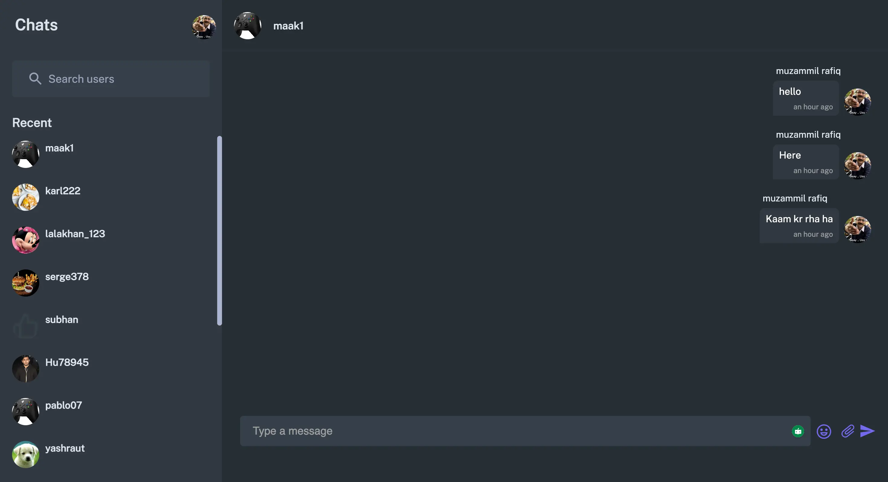 Chat Web App project image